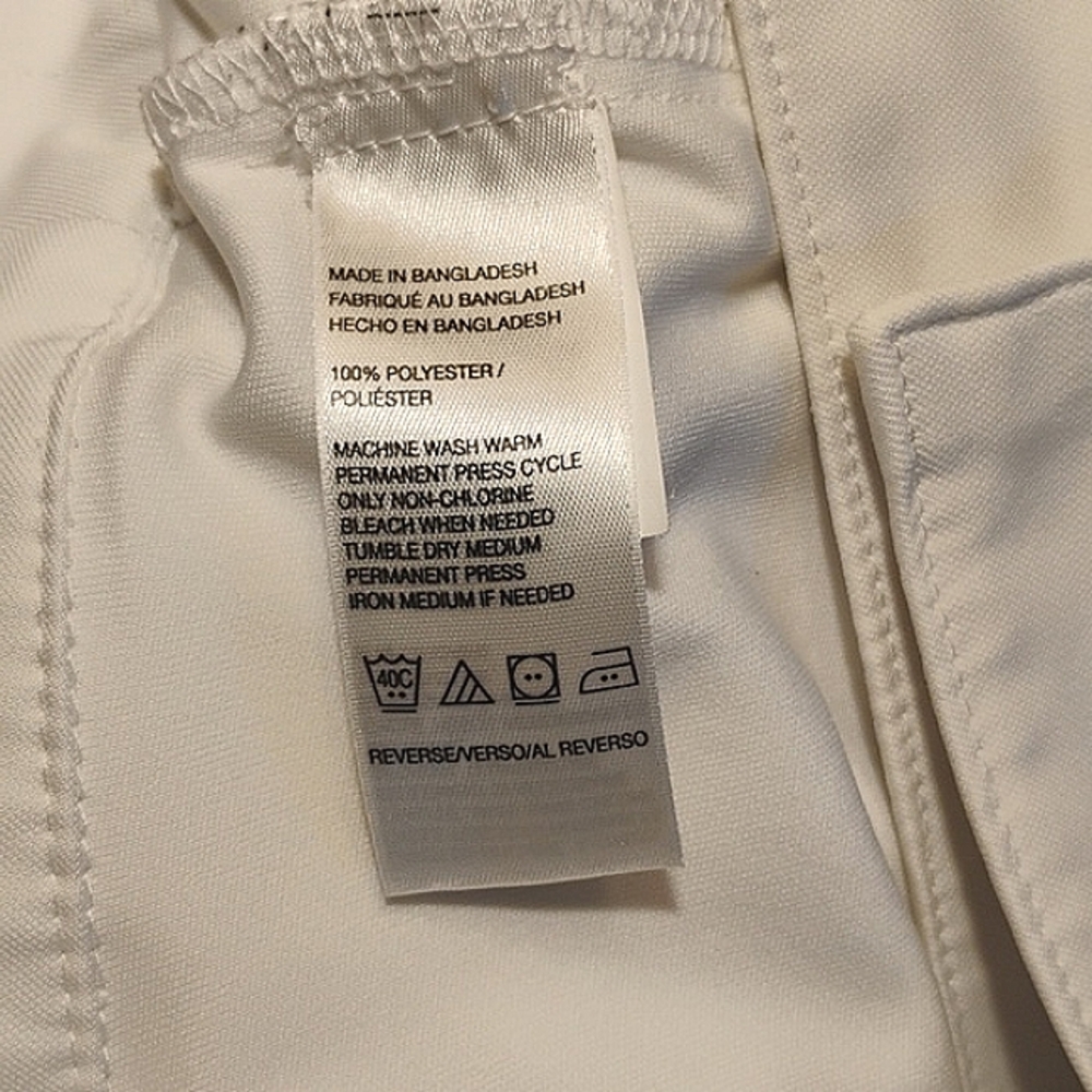 Izod Skort White Sporty 34" Waist Size 8 - Picture 5 of 7